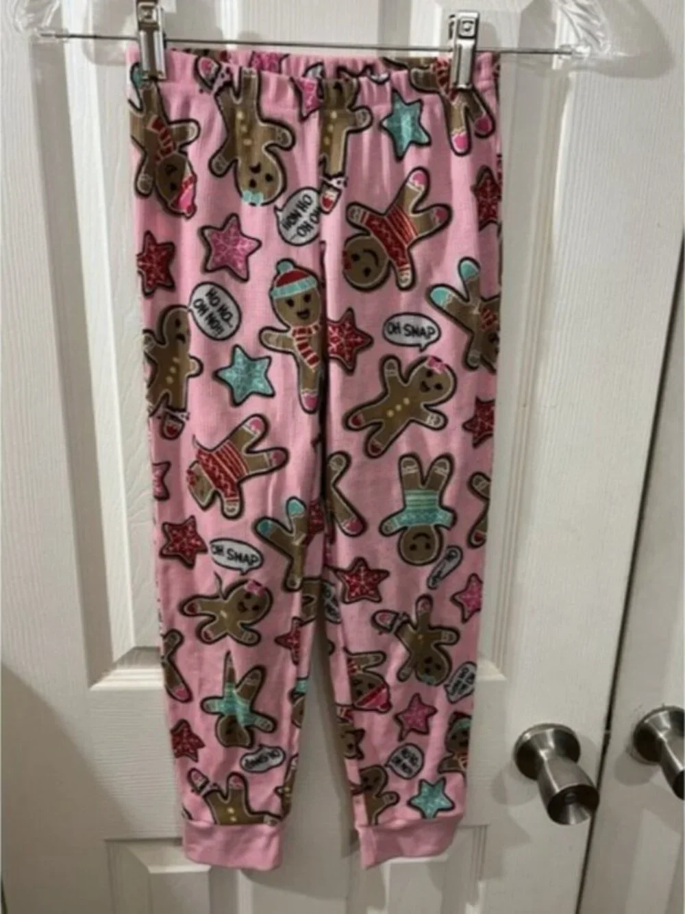 Justice Gingerbread Pajama‎ Set Holiday Size 8 NWOT